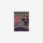 MAGLIONE IN LANA CON STAMPA POLO BEAR E MOTIVO GEOMETRICO 211972140 001 POLO RALPH LAUREN 