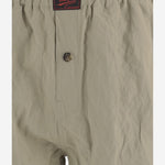 PANTALONI CORTI IN MISTO COTONE CON TEXTURE STROPICCIATA WCUND0017 067 WILLY CHAVARRIA 