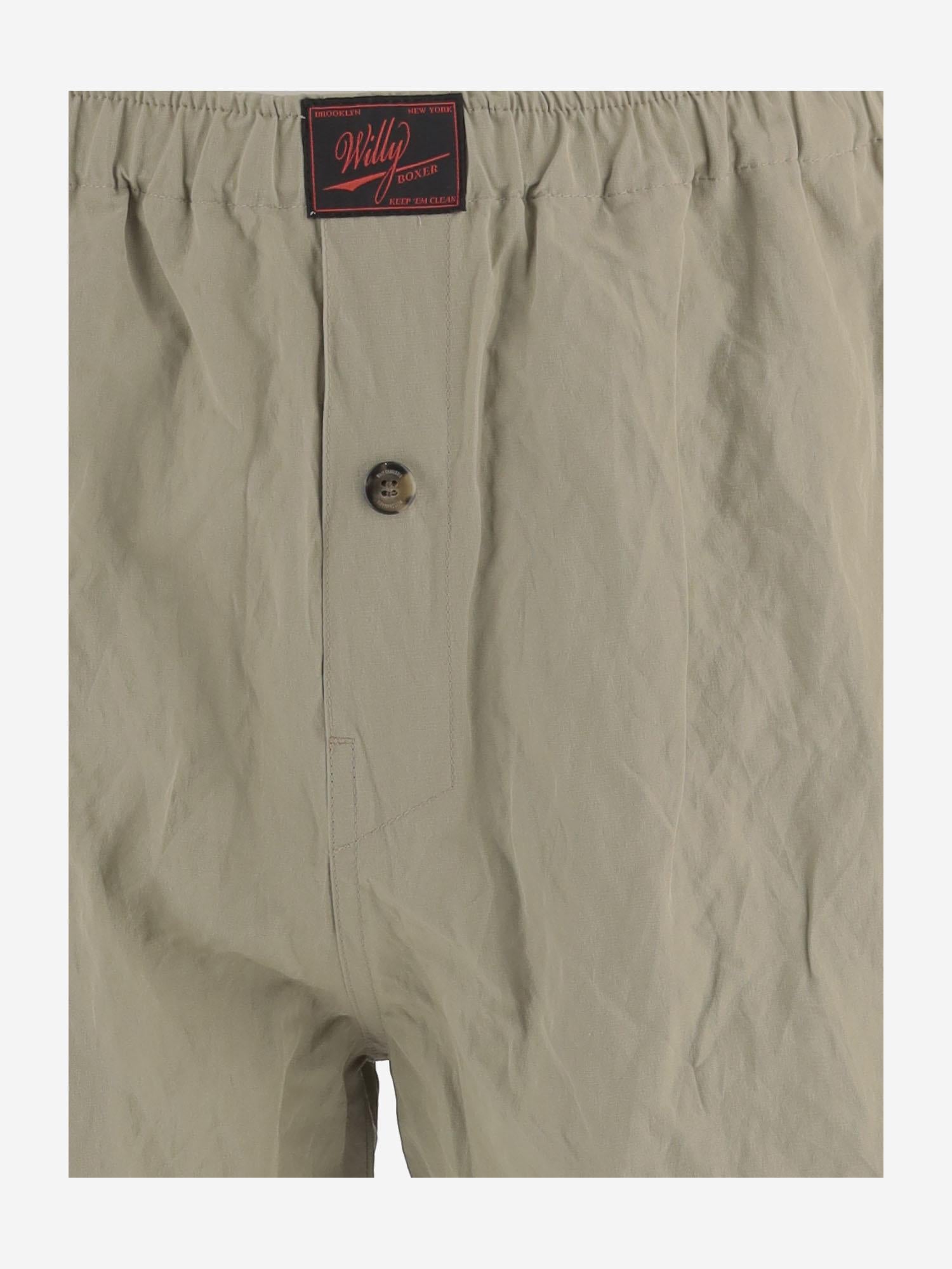 PANTALONI CORTI IN MISTO COTONE CON TEXTURE STROPICCIATA WCUND0017 067 WILLY CHAVARRIA 