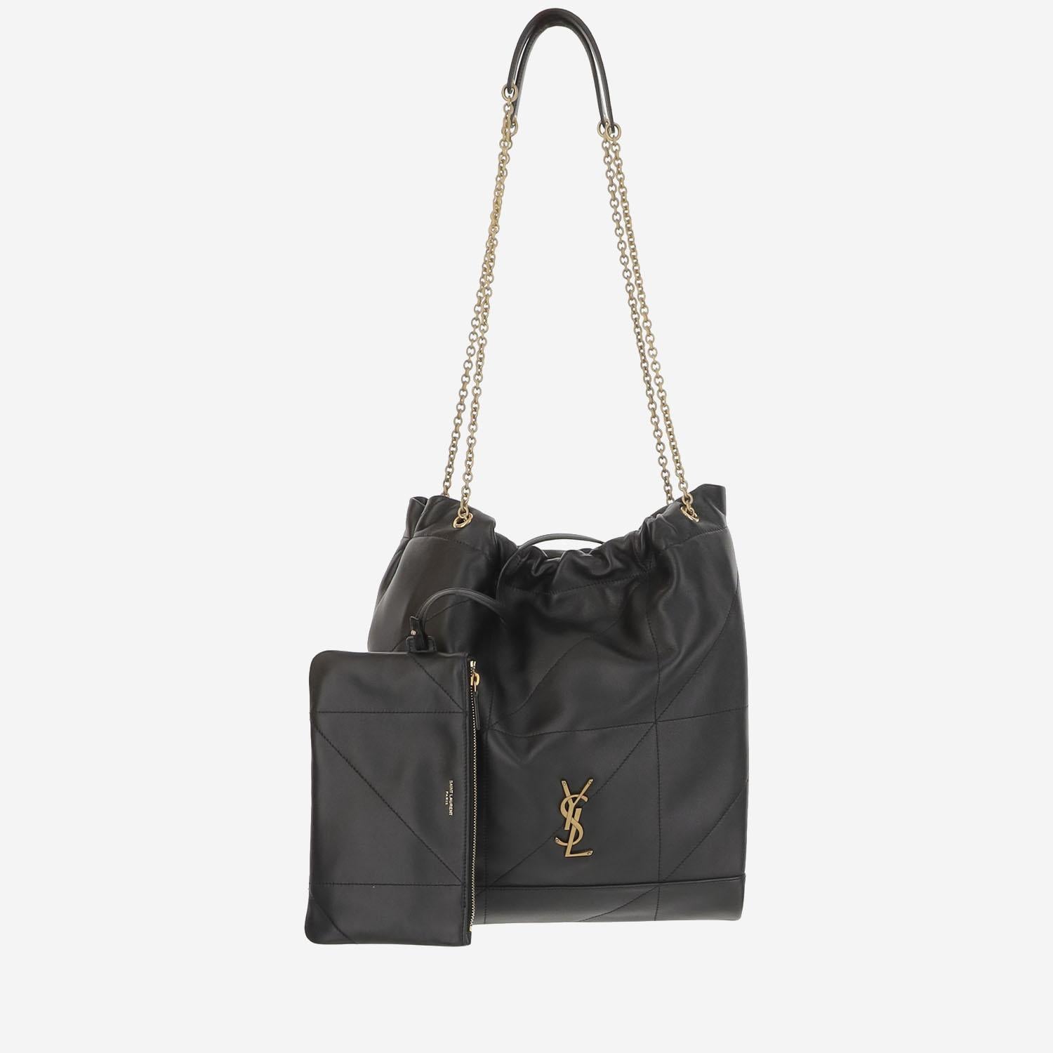 JAMIE POCHON IN PELLE DI AGNELLO 781666 AAB321000 SAINT LAURENT 