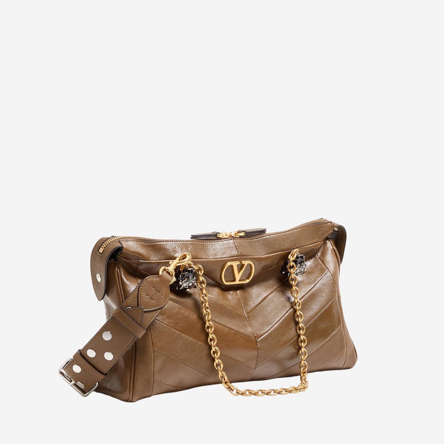 BORSA PANTHEA IN PELLE 7W0B0S70 UYFBGQ VALENTINO GARAVANI 
