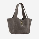 BORSA LE 5 À 7 BEA IN SUEDE 763435 008IW1997 SAINT LAURENT 