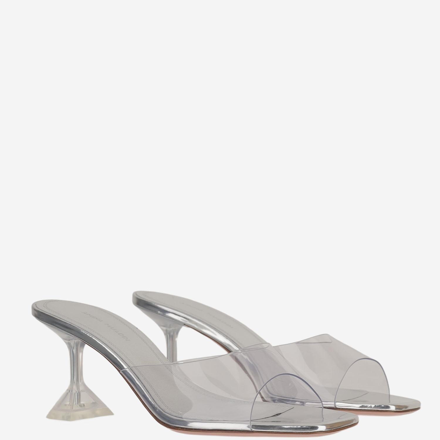 SANDALI LUPITA GLASS LUPITAGLASSSLIPPER 70TRANSPARENT AMINA MUADDI 