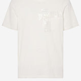 T-SHIRT IN COTONE CON CON NASTRO ADESIVO S67GC0048 S24575101 MAISON MARGIELA 