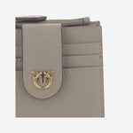 PORTAFOGLIO IN PELLE CON LOGO 103610 A0F1I68Q PINKO 