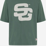 T-SHIRT IN COTONE CON LOGO SG2510103 HUNTERGREEN SUMMER GAMES 