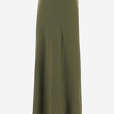 GONNA HEVIRA IN COTONE CON DRAPPEGGIO LATERALE 011116 2603604 DRIES VAN NOTEN 