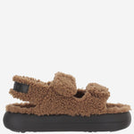 SANDALI IN SHEARLING CON SUOLA SPESSA 2420020 M008 MOON BOOT 