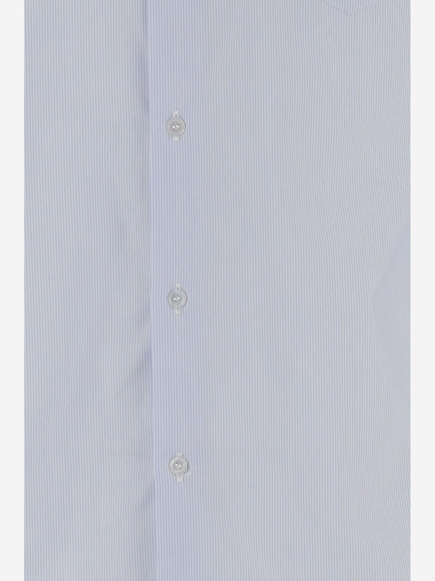 CAMICIA IN COTONE A RIGHE CON WEB 852707 ZAS5W4305 GUCCI 