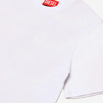 T-SHIRT IN COTONE CON LOGO J02276 0HGAMK100 DIESEL KIDS 