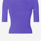 PULLOVER IN MISTO LANA A MANICHE CORTE CON LOGO 102017 A18MW21 PINKO 