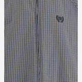 GIACCA IN COTONE E LINO CON MOTIVO A QUADRI 841686 TSM119095 BALENCIAGA 