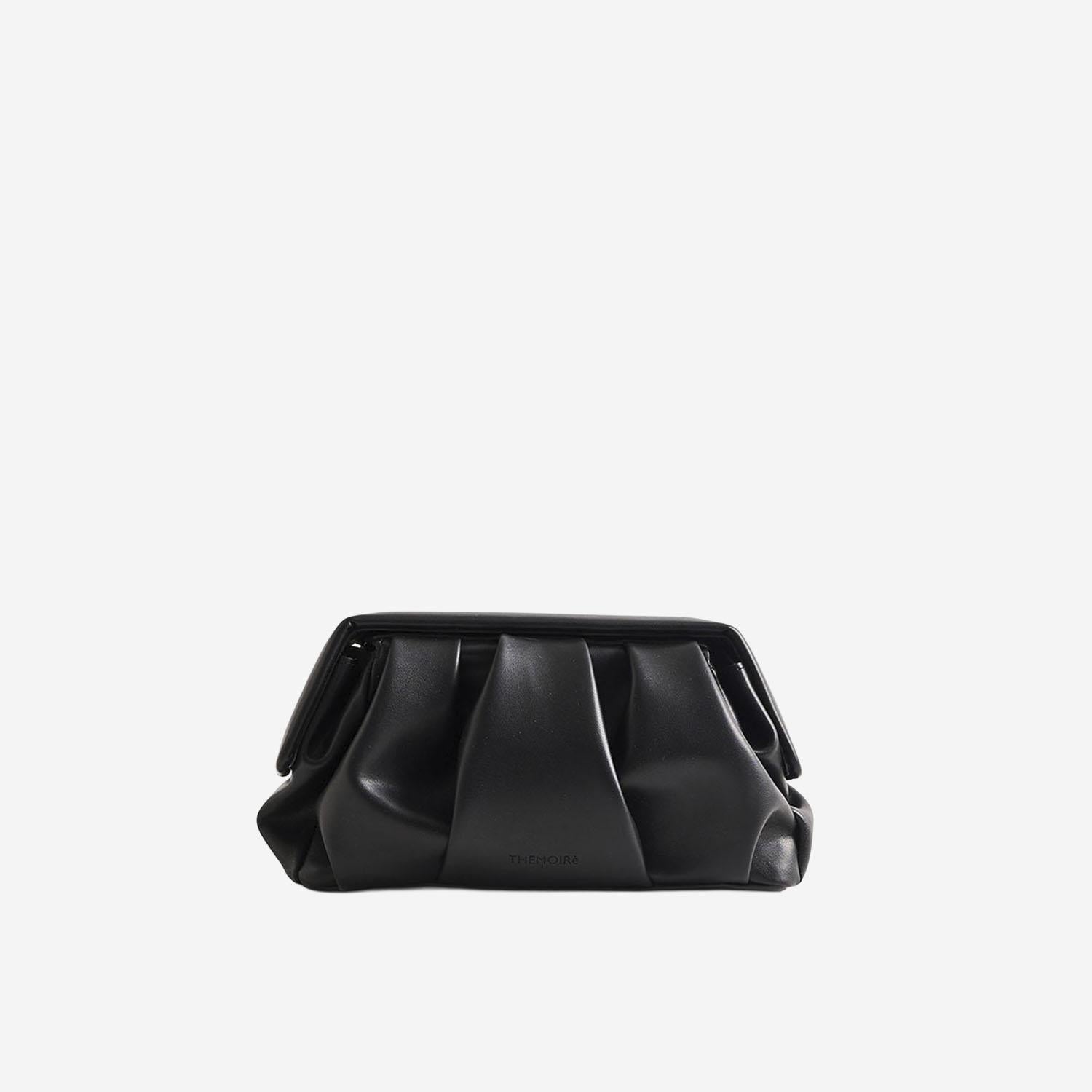 BORSA AFRODITE IN TESSUTO VEGANO TMCOAFN1 BLACK THE MOIRE 