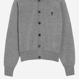 CARDIGAN IN LANA CON LOGO FKC386KN0039 0504 AMI 