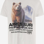 T-SHIRT IN COTONE CON STAMPA GRAFICA 63MYMOUNTAINT-SHIRT WHITE APRES SURF 