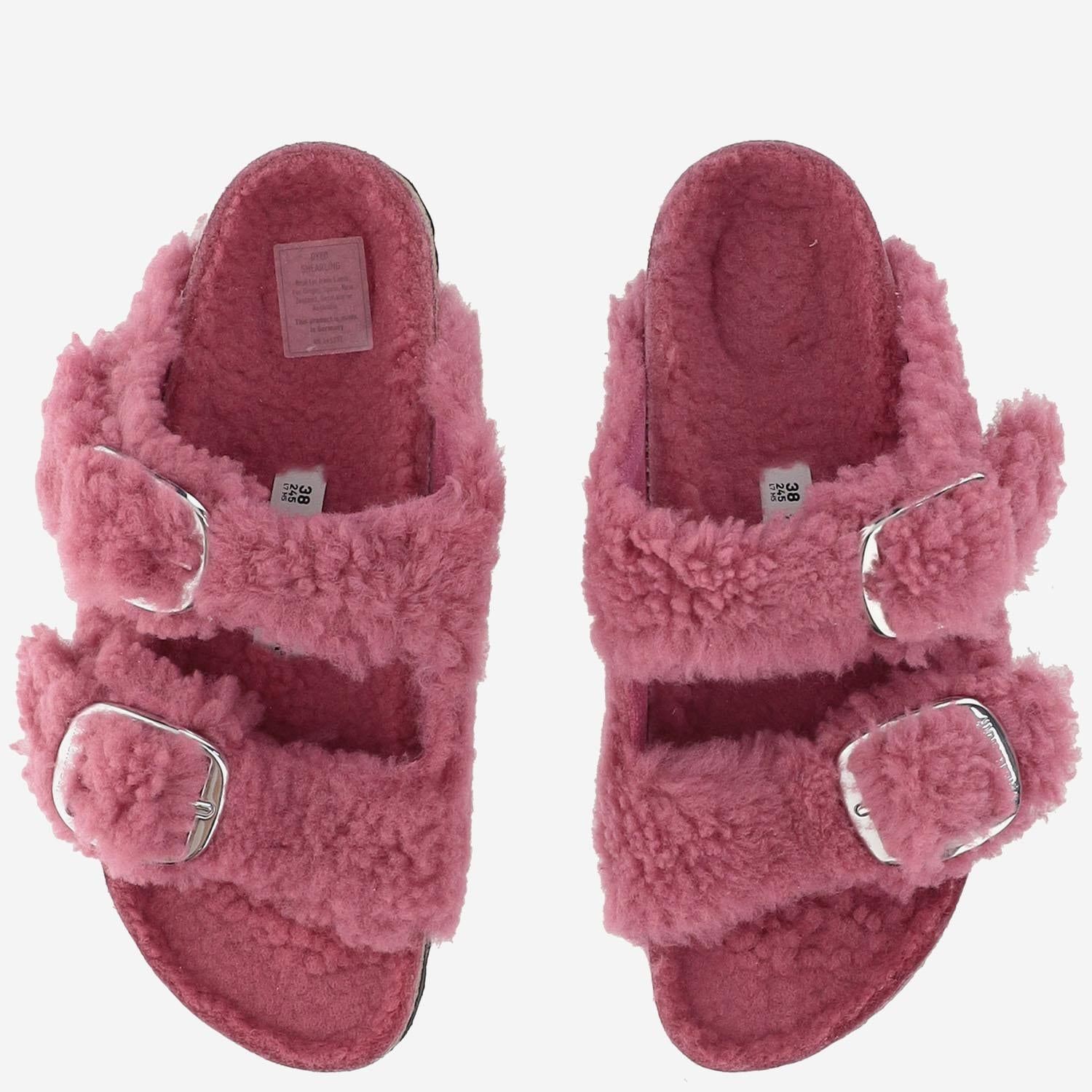 SANDALI ARIZONA BIG BUCKLE TEDDY RIVET 1025562 FUCHSIATULIP BIRKENSTOCK 