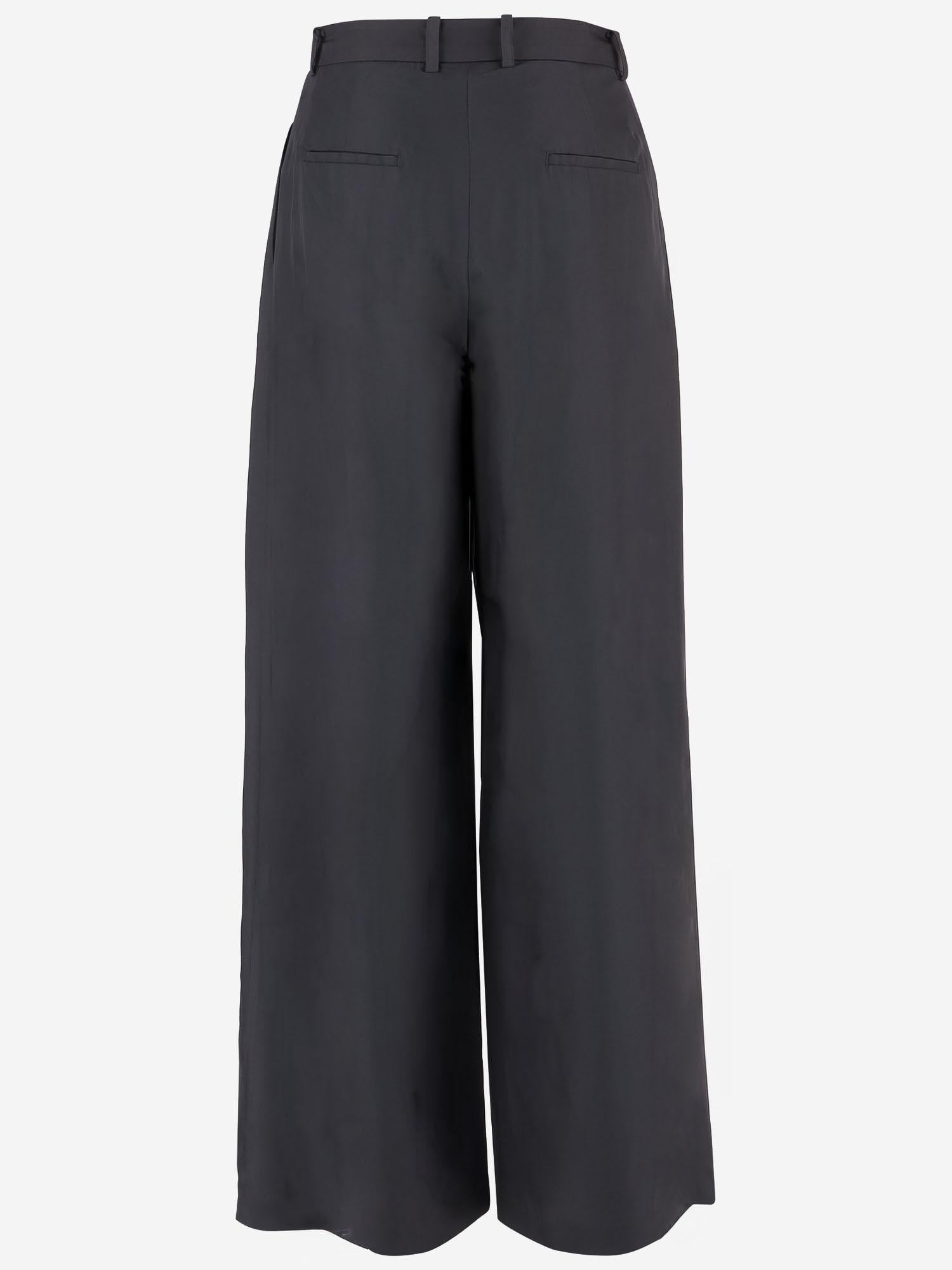 PANTALONI IN ACETATO PAFS21874 102 THE FRANKIE SHOP 