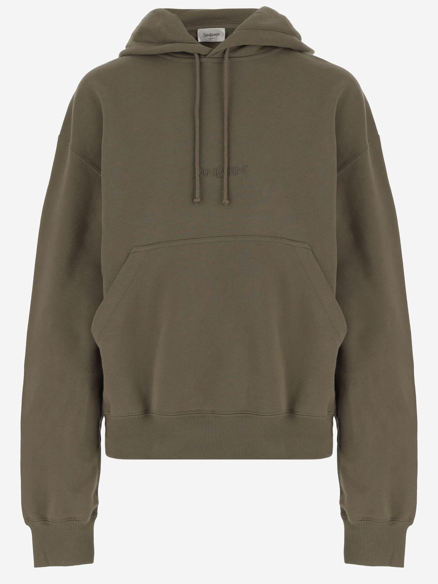 FELPA IN COTONE CON LOGO 823602 Y36SW1301 SAINT LAURENT 