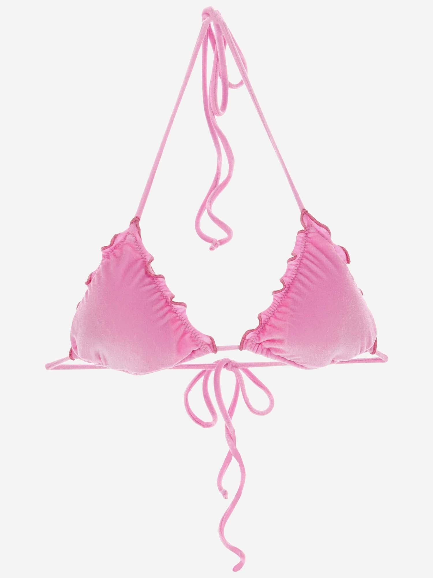 TOP BIKINI IN NYLON STRETCH SAG0001 01024F MC2 SAINT BARTH 