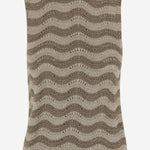 TOP IN MISTO VISCOSA CON MOTIVO ONDULATO 068 ORO COLOUR MARKET 