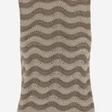 TOP IN MISTO VISCOSA CON MOTIVO ONDULATO 068 ORO COLOUR MARKET 