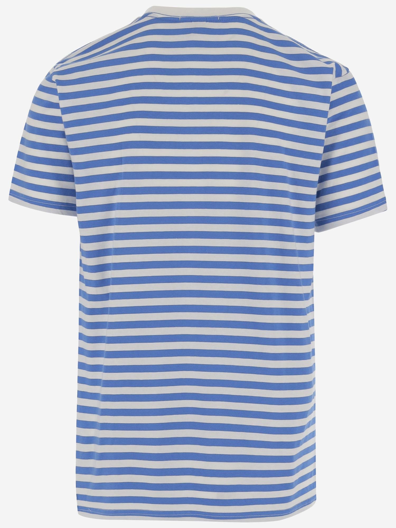 BLACK SCORE BSMCSCOMMEWHITEXBLUESTRIPE