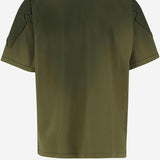 T-SHIRT IN COTONE CON LOGO A011 MILITARYGREEN CULTURA 