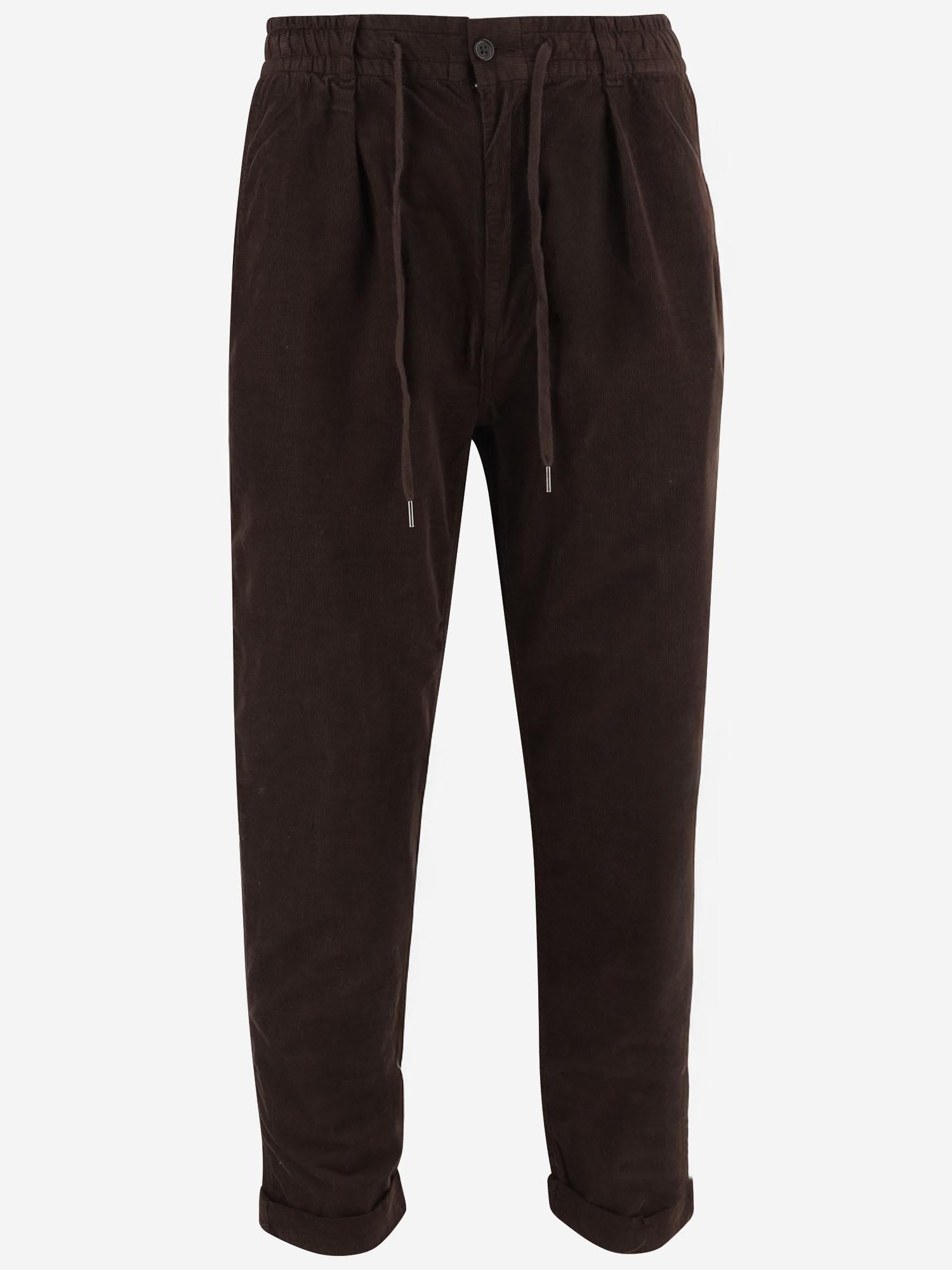 PANTALONI IN VELLUTO DI COTONE STRETCH 710929457 002 POLO RALPH LAUREN 