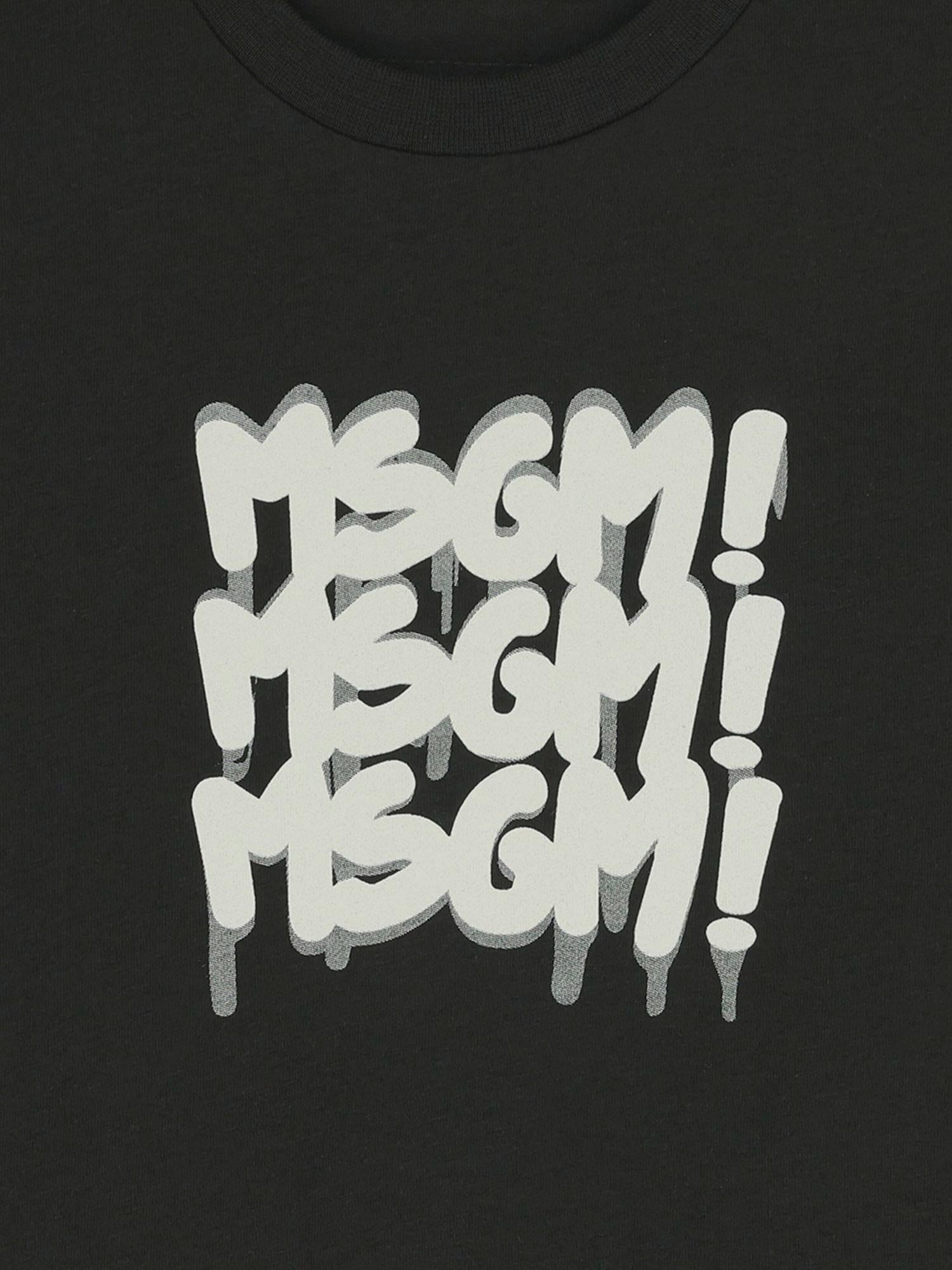 T-SHIRT IN COTONE CON LOGO S6MSJBTH227 MS040 MSGM KIDS 