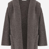 CAPPOTTO IN MISTO BABY ALPACA E LANA MERINO AW25C1180Y119 BLACKENED LAUREN MANOOGIAN 