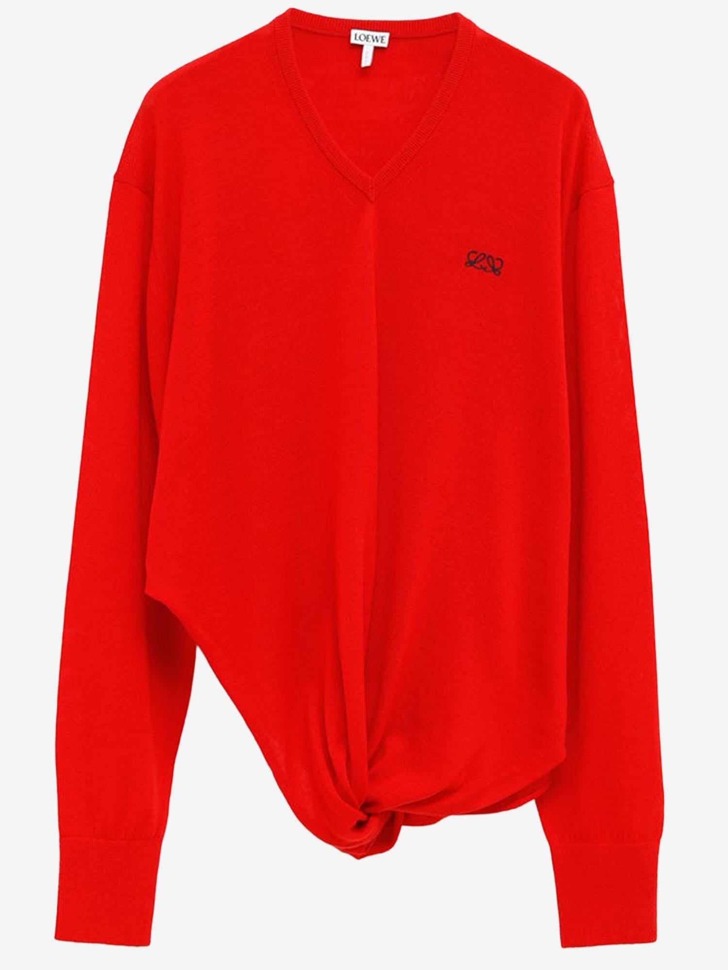 MAGLIA IN LANA CON LOGO S540Y14KHD 7100 LOEWE 