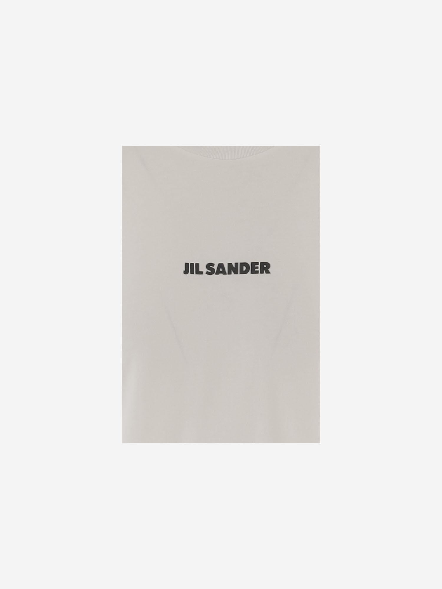 T-SHIRT IN COTONE CON LOGO J02GC0142 J20103102 JIL SANDER 