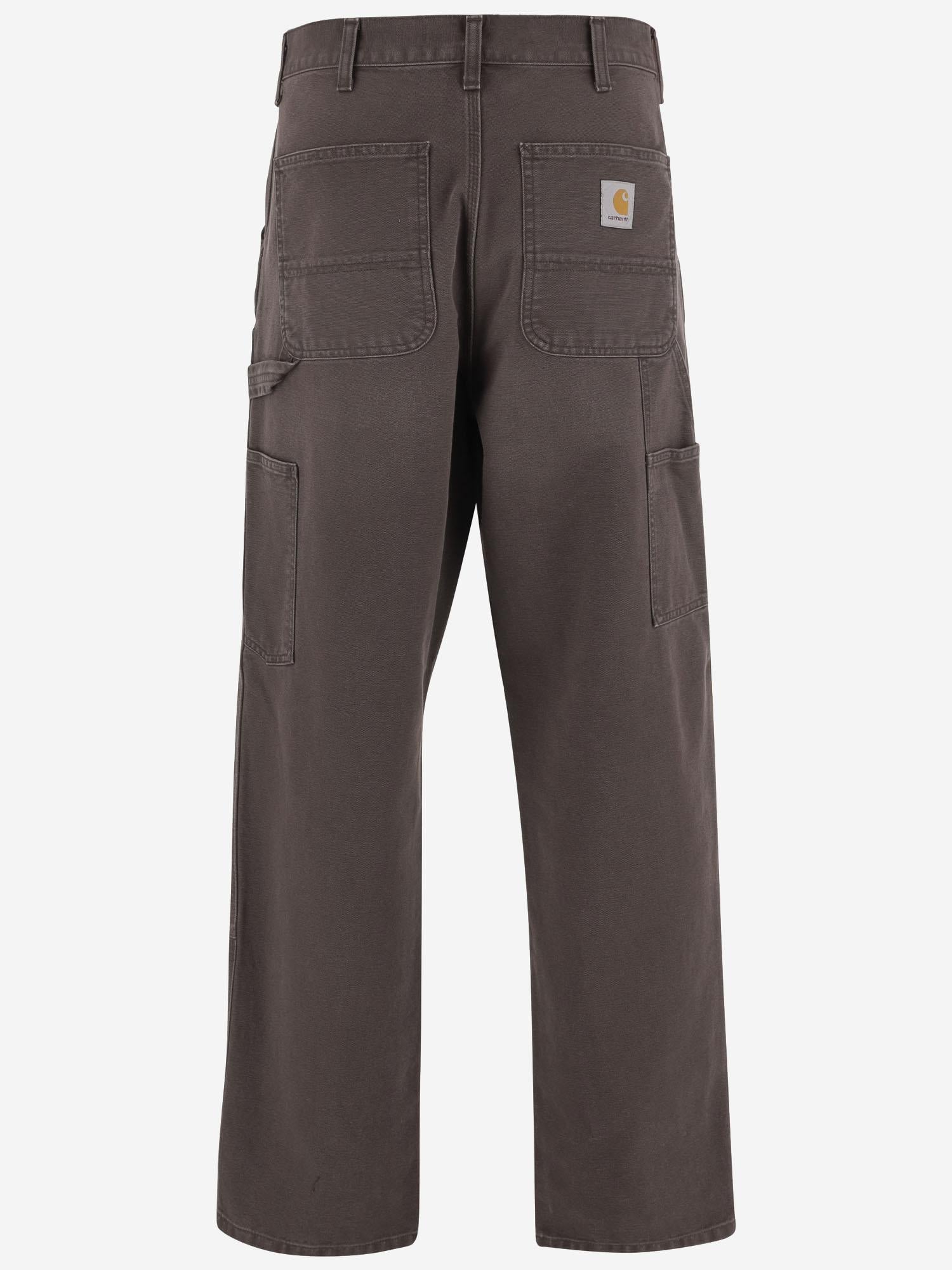PANTALONI DOUBLE KNEE IN COTONE I034796 474O CARHARTT WIP 