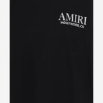 T-SHIRT IN COTONE CON STAMPA E LOGO AKJYTE 1036Black AMIRI KIDS 