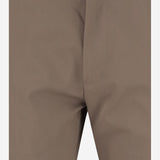 PANTALONI IN COTONE 8115462 CLAY BROWN BURBERRY 