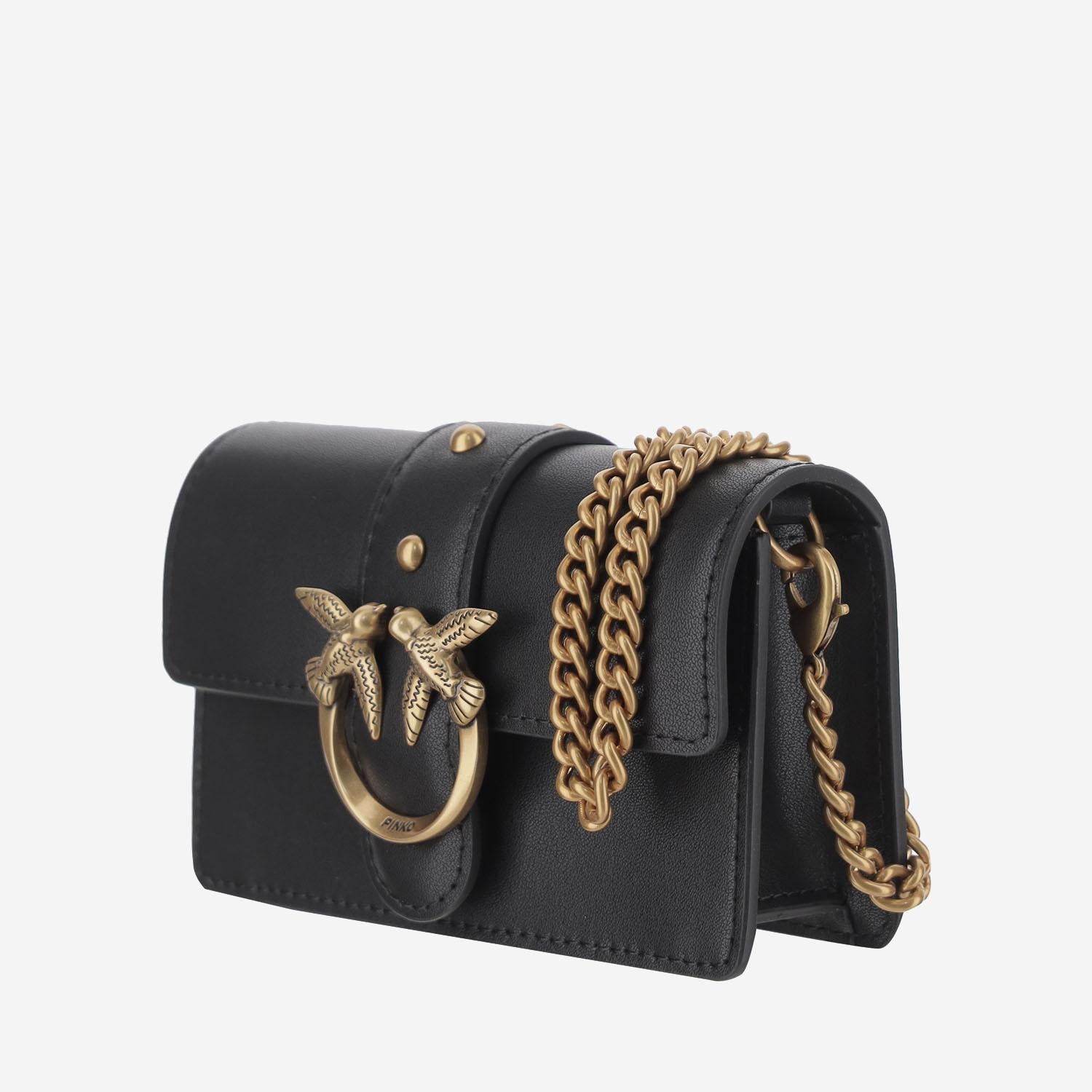 BORSA MICRO LOVE ONE SIMPLY 100064 A0F1Z99Q PINKO 