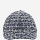 CAPPELLO IN TELA CON GG GEOMETRICO 481774 3HAQA4268 GUCCI KIDS 