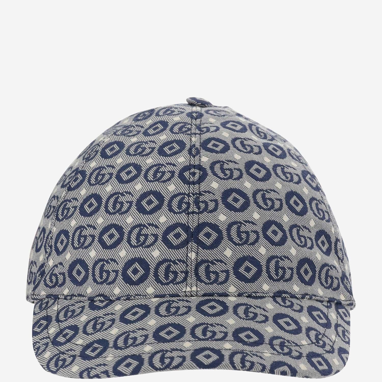 CAPPELLO IN TELA CON GG GEOMETRICO 481774 3HAQA4268 GUCCI KIDS 