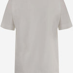 T-SHIRT IN COTONE 8126339 CHALK BURBERRY 