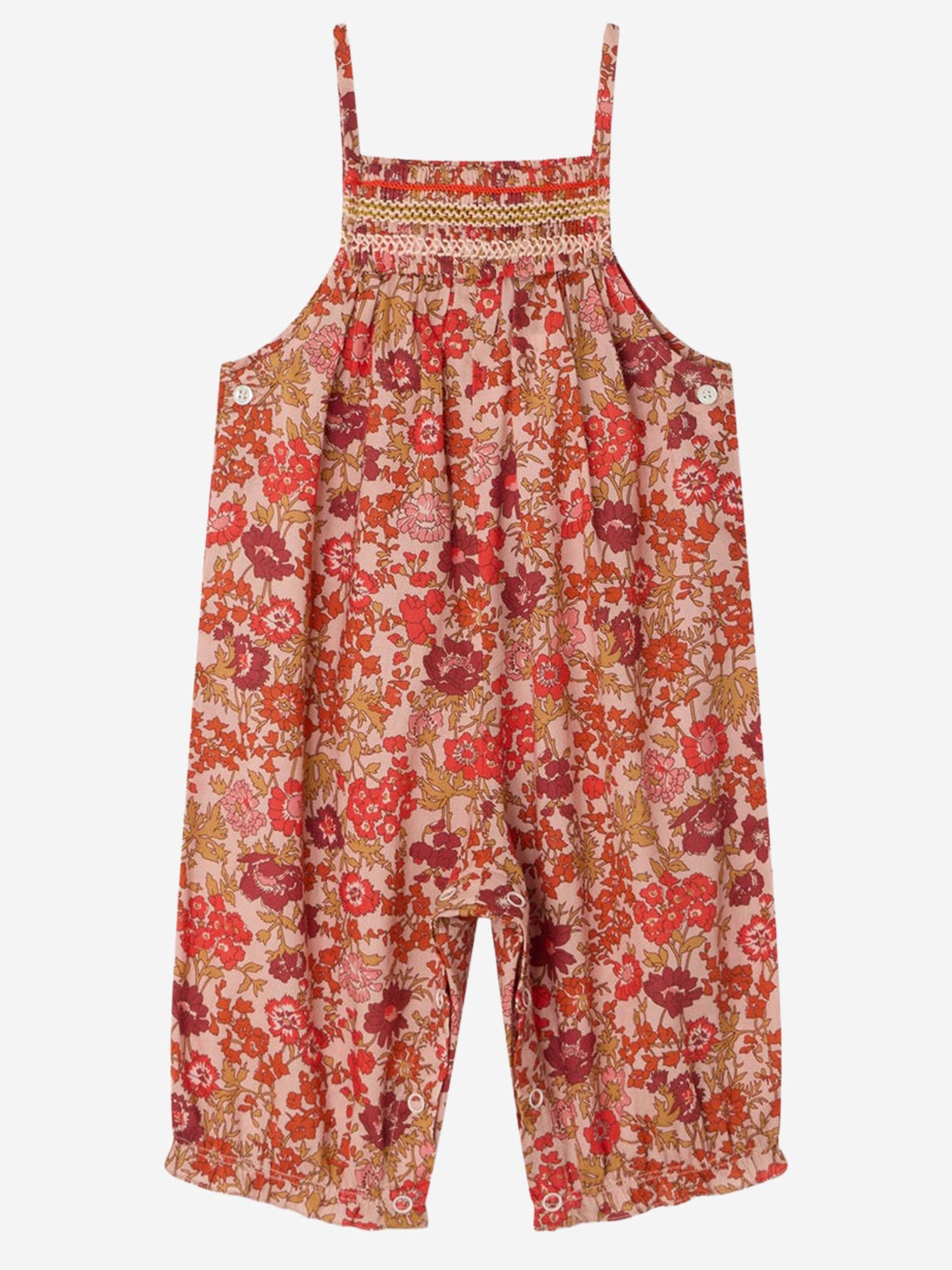 TUTA IN COTONE CON MOTIVO FLOREALE S06XOVW00005 520 BONPOINT KIDS 