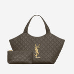 Borsa media ICARE in nappa trapuntata 871494 AAANG3212 SAINT LAURENT 