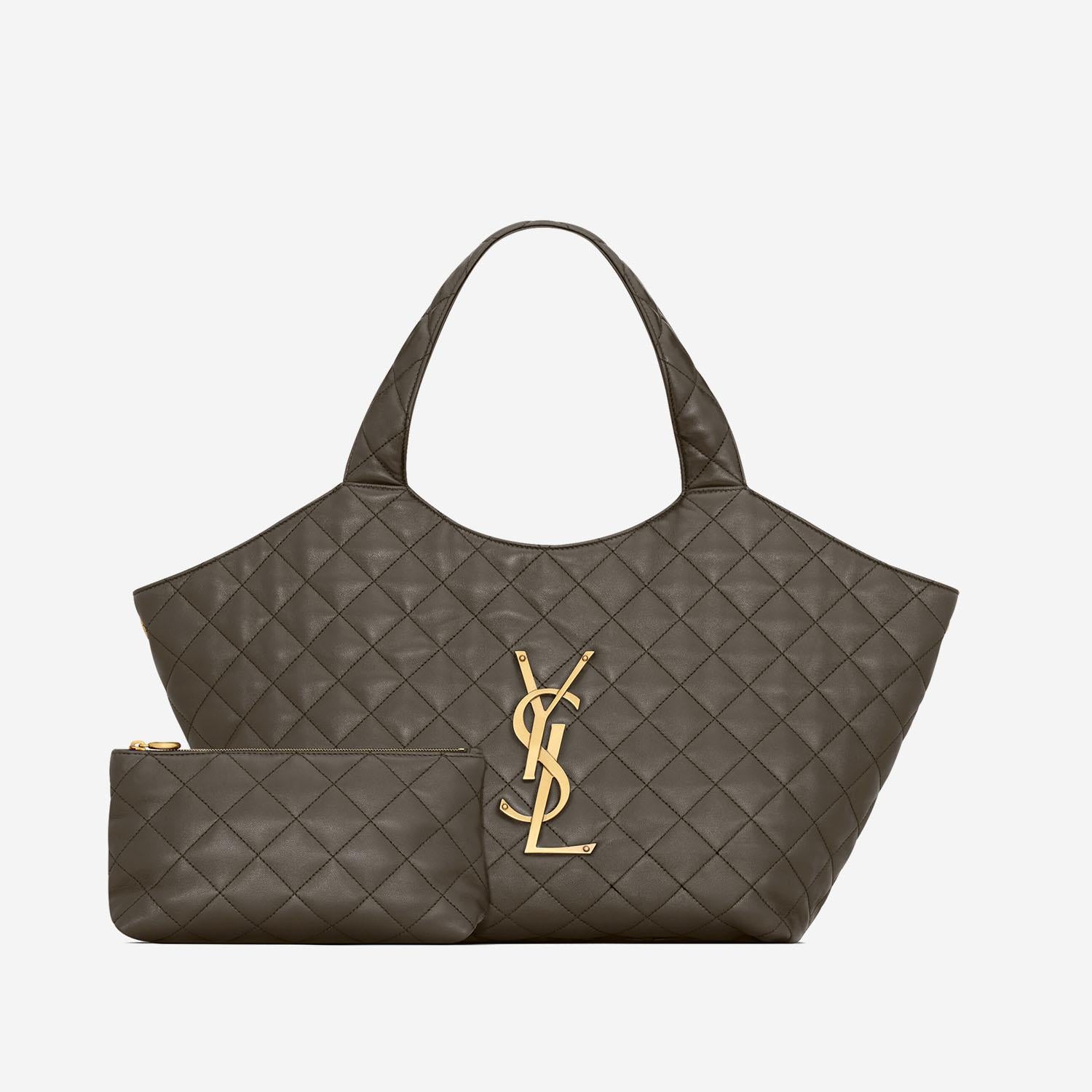 Borsa media ICARE in nappa trapuntata 871494 AAANG3212 SAINT LAURENT 