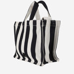 BORSA TOTE PICCOLA IN TELA DI COTONE CON MOTIVO A RIGHE AC0440174 5960 PATOU 