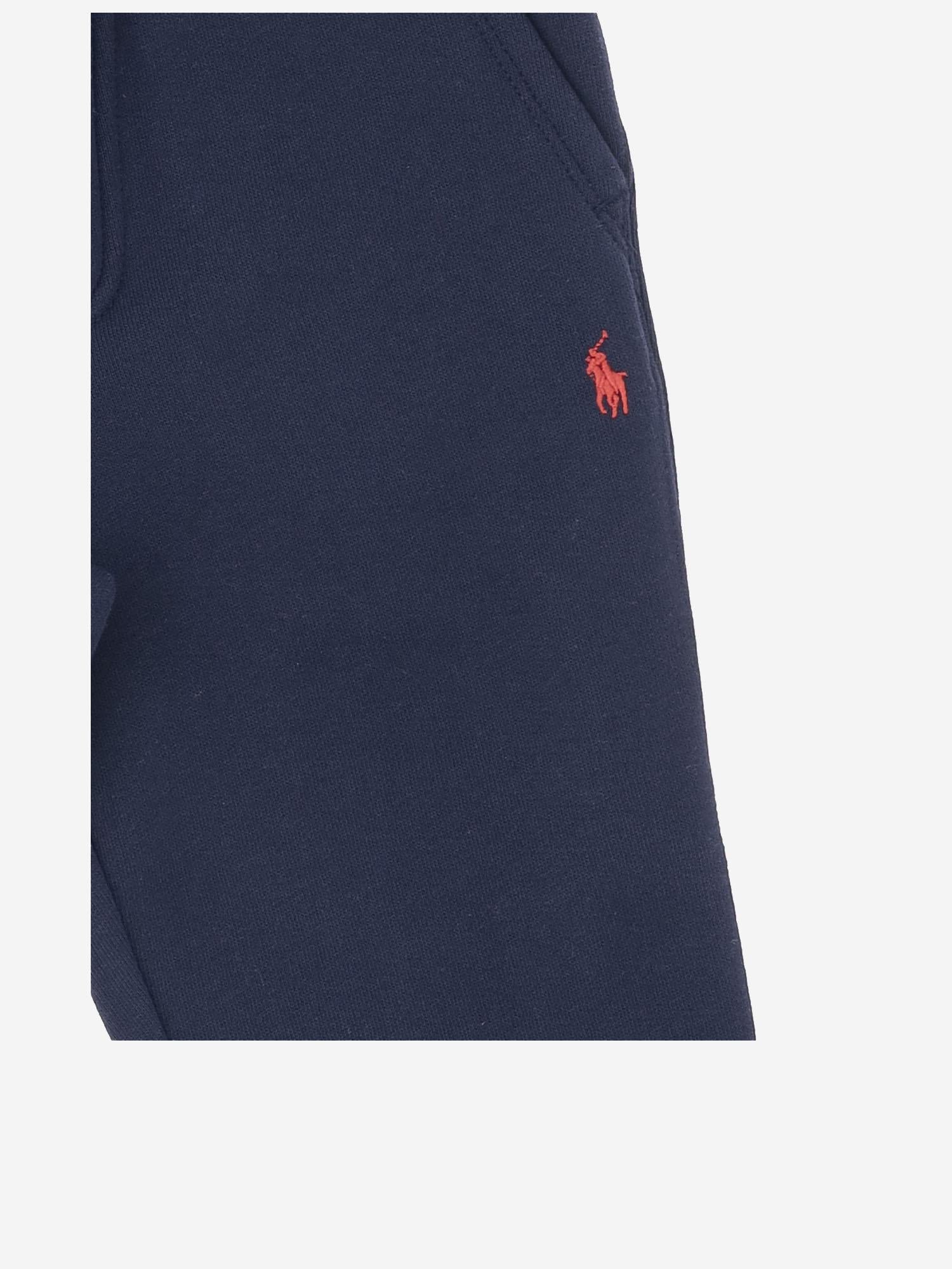 PANTALONI DA JOGGING IN MISTO COTONE CON LOGO 323720897 003 POLO RALPH LAUREN KIDS 