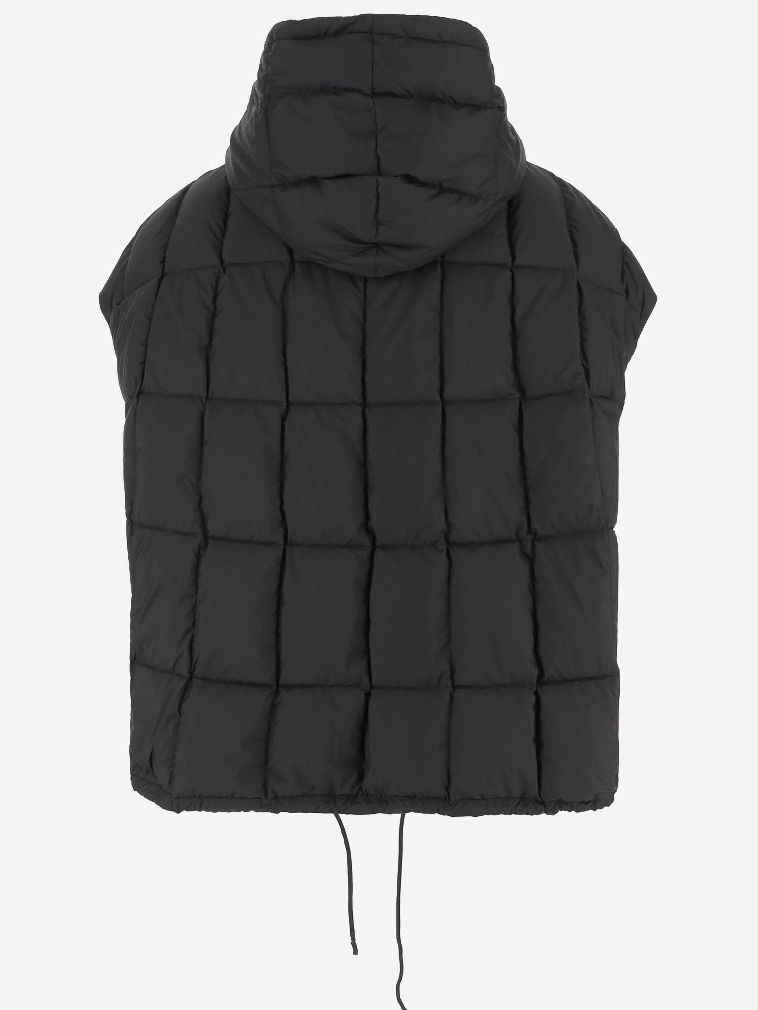 GILET COZY ARCO IN NYLON COZY ARCO VEST MICROBLACK IENKI IENKI 