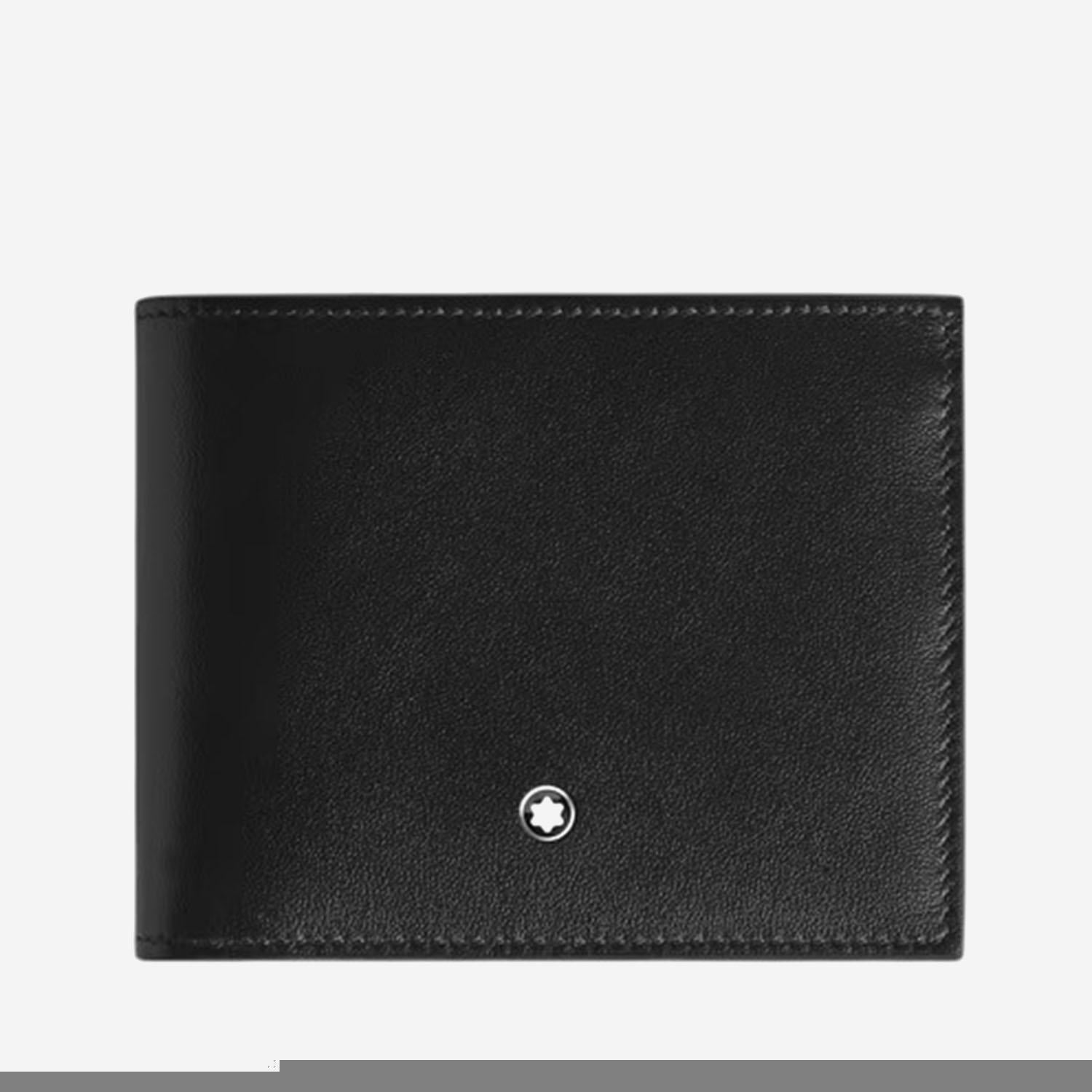 PORTAFOGLIO IN PELLE MEISTERSTÜCK 221320 BLACK/INK BLUE MONTBLANC 