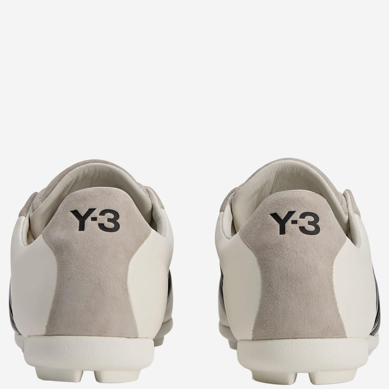 Y-3 FIELD SHOES IN PELLE KI7091 OWHITEBLACKLBROWN ADIDAS Y3 