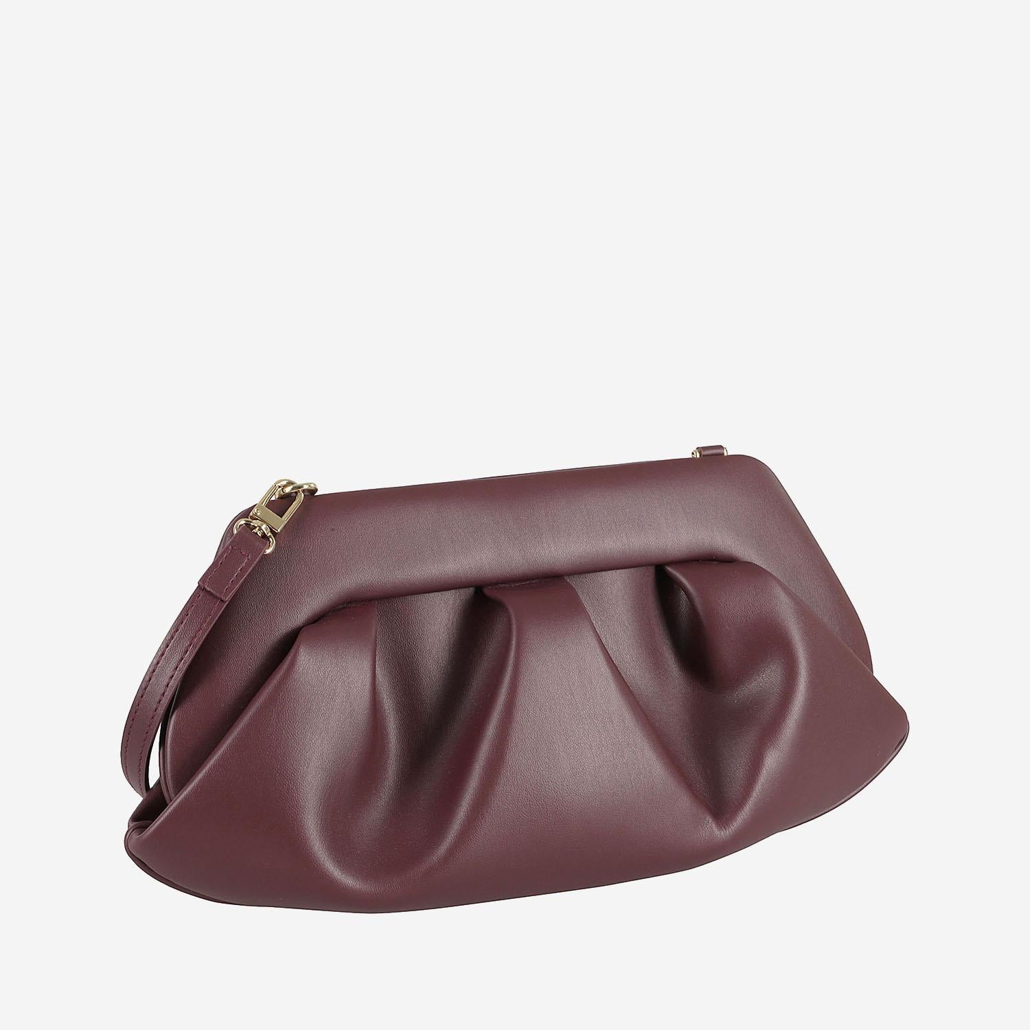 BORSA EMERA IN TESSUTO VEGANO TMFW25EMRN120 PRUNE THE MOIRE 