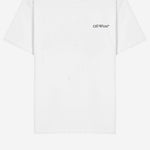 T-SHIRT IN COTONE CON LOGO 44MAA027S26J001 1000 OFF-WHITE 