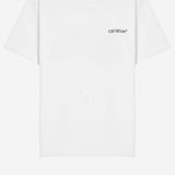 T-SHIRT IN COTONE CON LOGO 44MAA027S26J001 1000 OFF-WHITE 